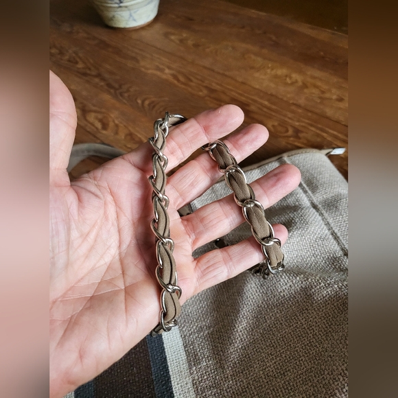 Lily & Bean custom large tote bag Initials KG clean removable shoulder strap - Picture 10 of 11